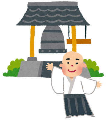 The bell in Japanese temples